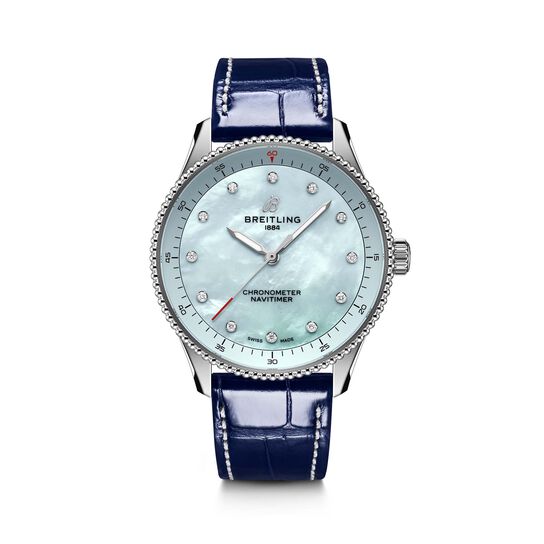 Breitling Navitimer Quartz 32 mm Stainless Steel and Diamond A77320171C1P1 image number 0